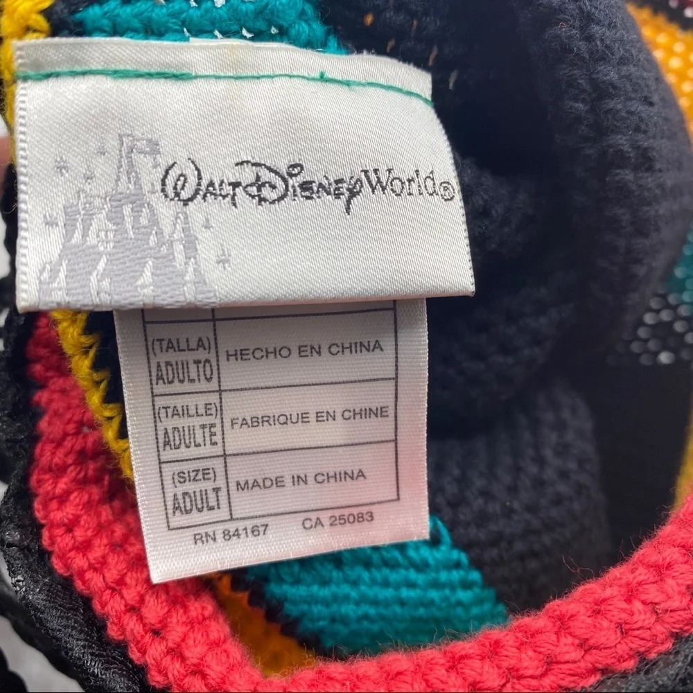 Walt Disney Mickey Jamaican Rasta Braids Beads Hat